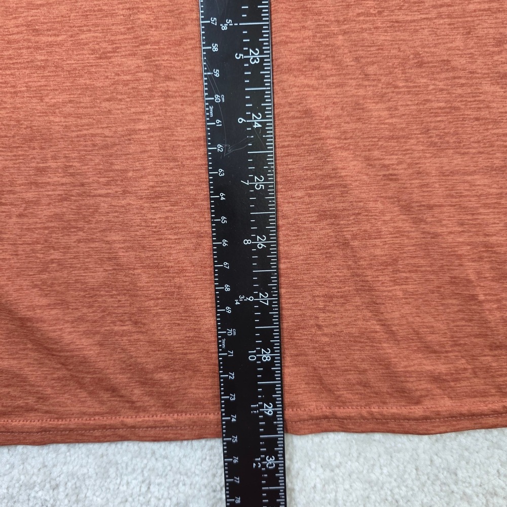 Patagonia Capilene Cool Daily Mens XXL Rust Orange Long Sleeve Mountain Graphic - Picture 6 of 9